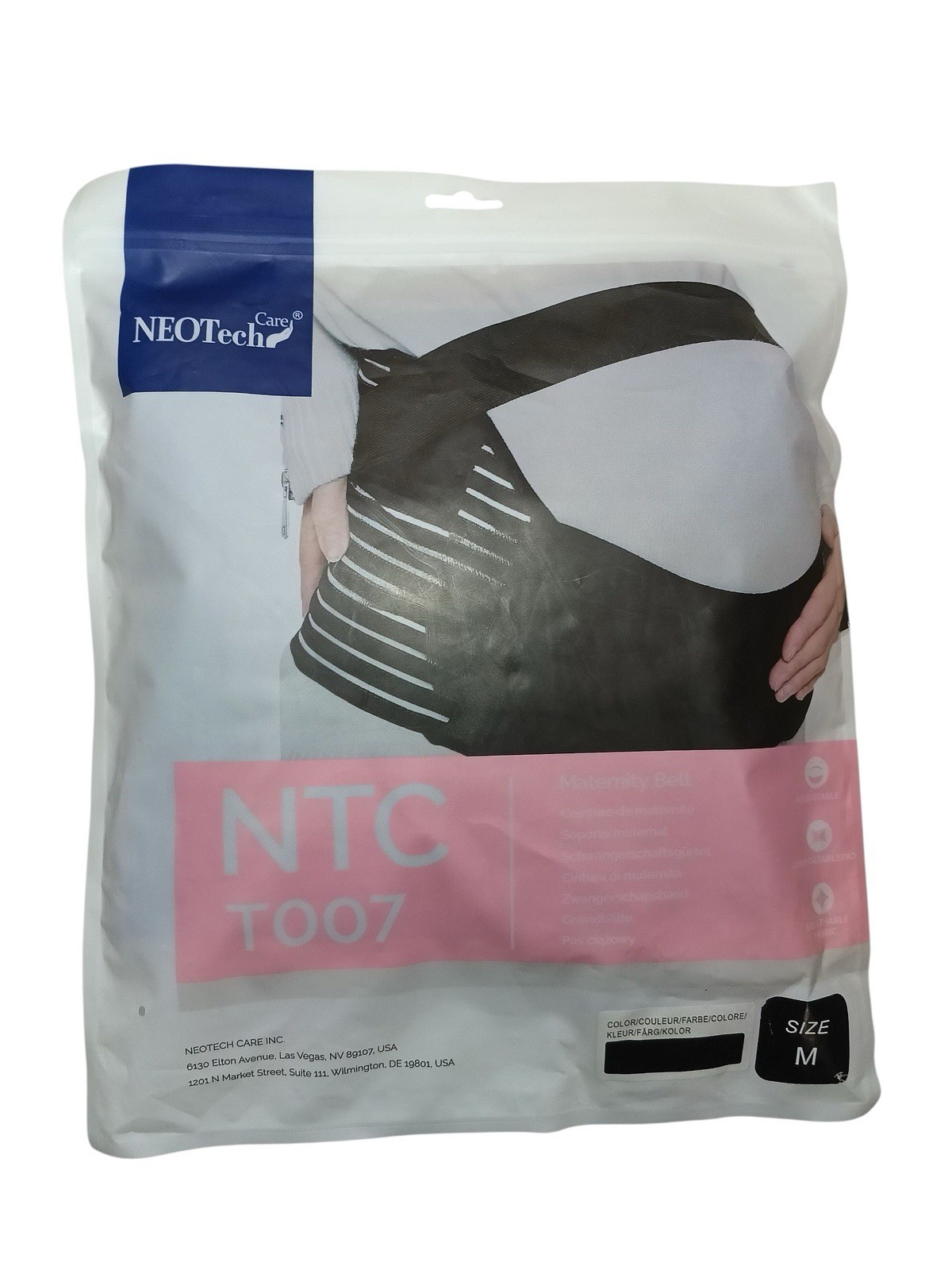 NEOTech Care NTC T007 Maternity Support Belt Size M Pregnancy Back Belly Brace