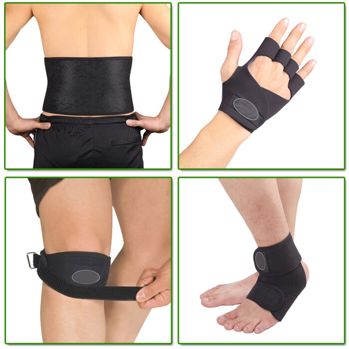 KA Hand Protector With Knee Waist Ankle Support Brace Band Set Sports Aid Gym