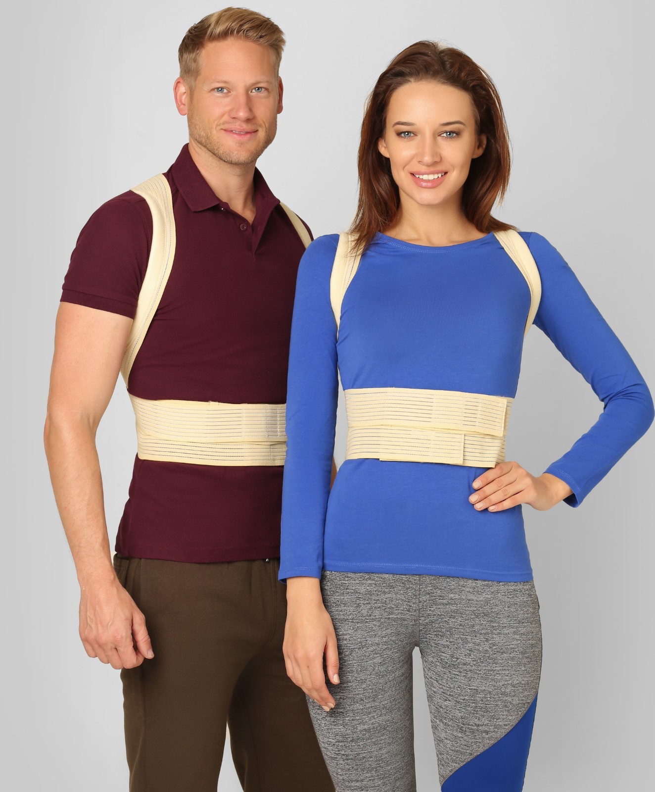 BeFit24 Posture Corrector w/ Metal Inserts | Back Support Brace | Unisex| XS-XL