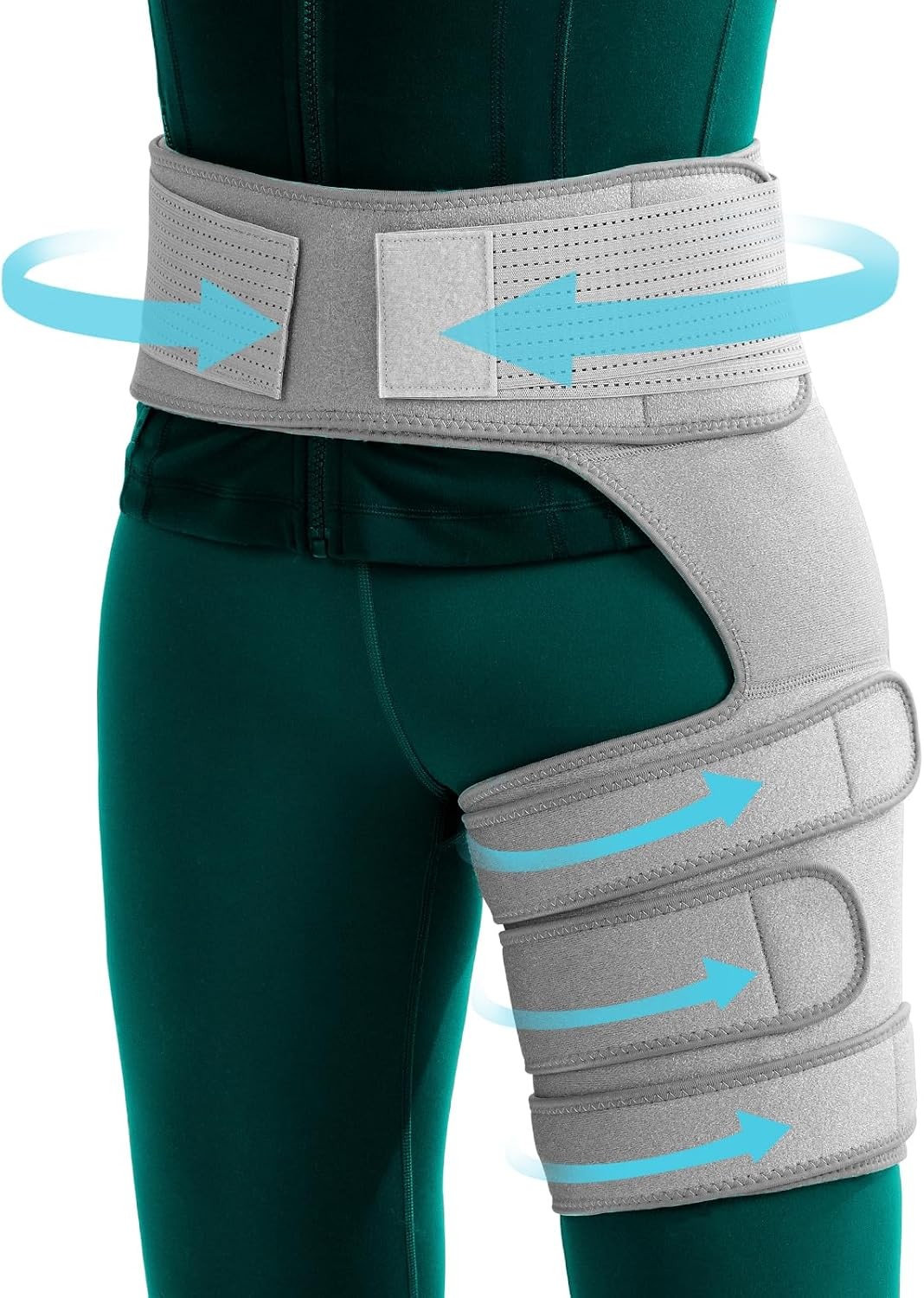 Hip Brace for Women & Men, Sciatica Pain Relief Devices | Adjustable Hamstring,T
