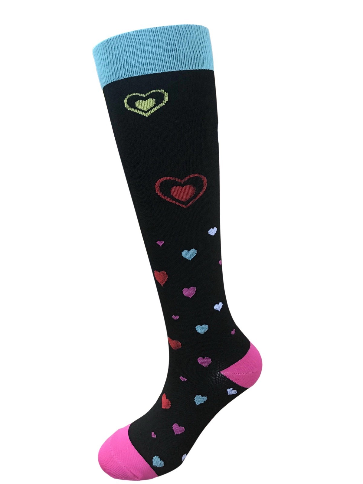 5 Pack of Compression Socks Stockings Women Men Knee High 20-30Mmg Medical Scrub
