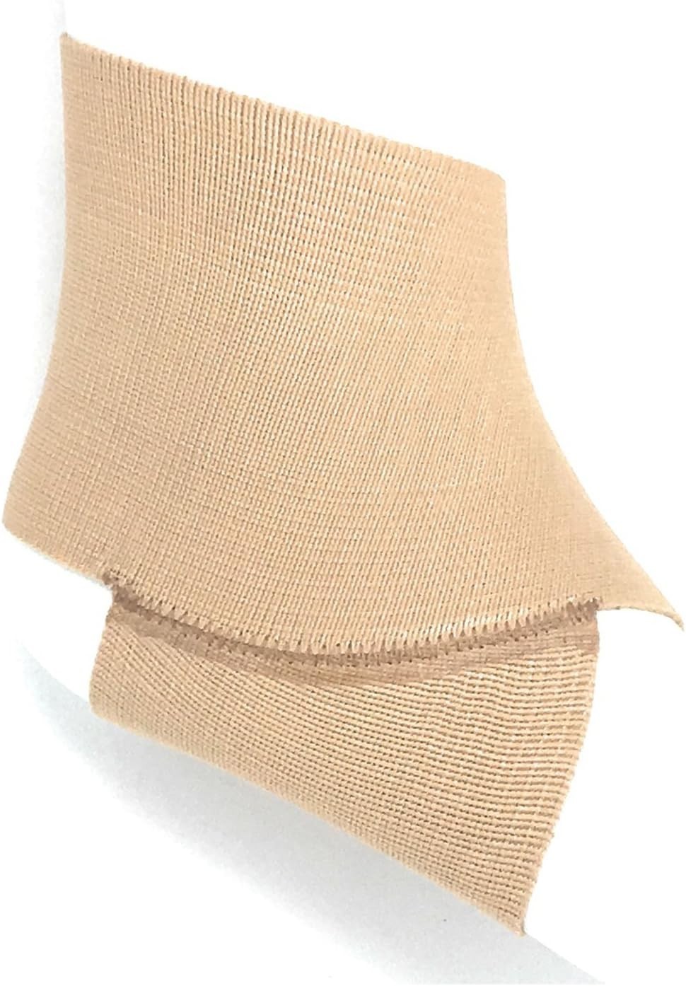 Elastic Compression Ankle Brace – Figure 8 Design, Beige, Medium for Pain Relief