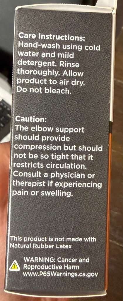 Elbow Support COPPER INFUSED 1 ELBOW SUPPORT