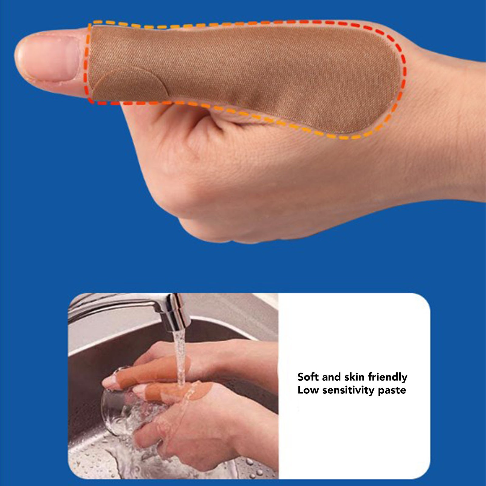 40pcs Big Toe Brace Tape Self Adhesive Prevent Friction Thumb Protection ☆