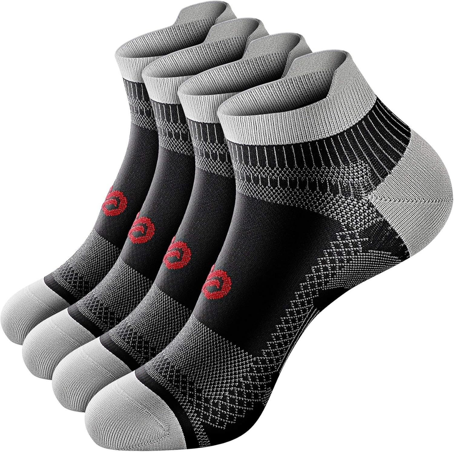 Low Cut Ankle Compression Socks for Enhanced Support – Available in 2/4/6 Pairs