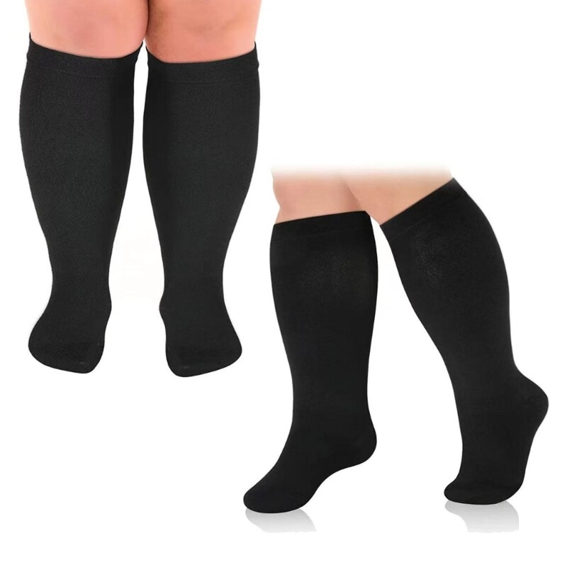 Large Size Compression Socks Stockings for Nurses Running Sports Pregnant Travel