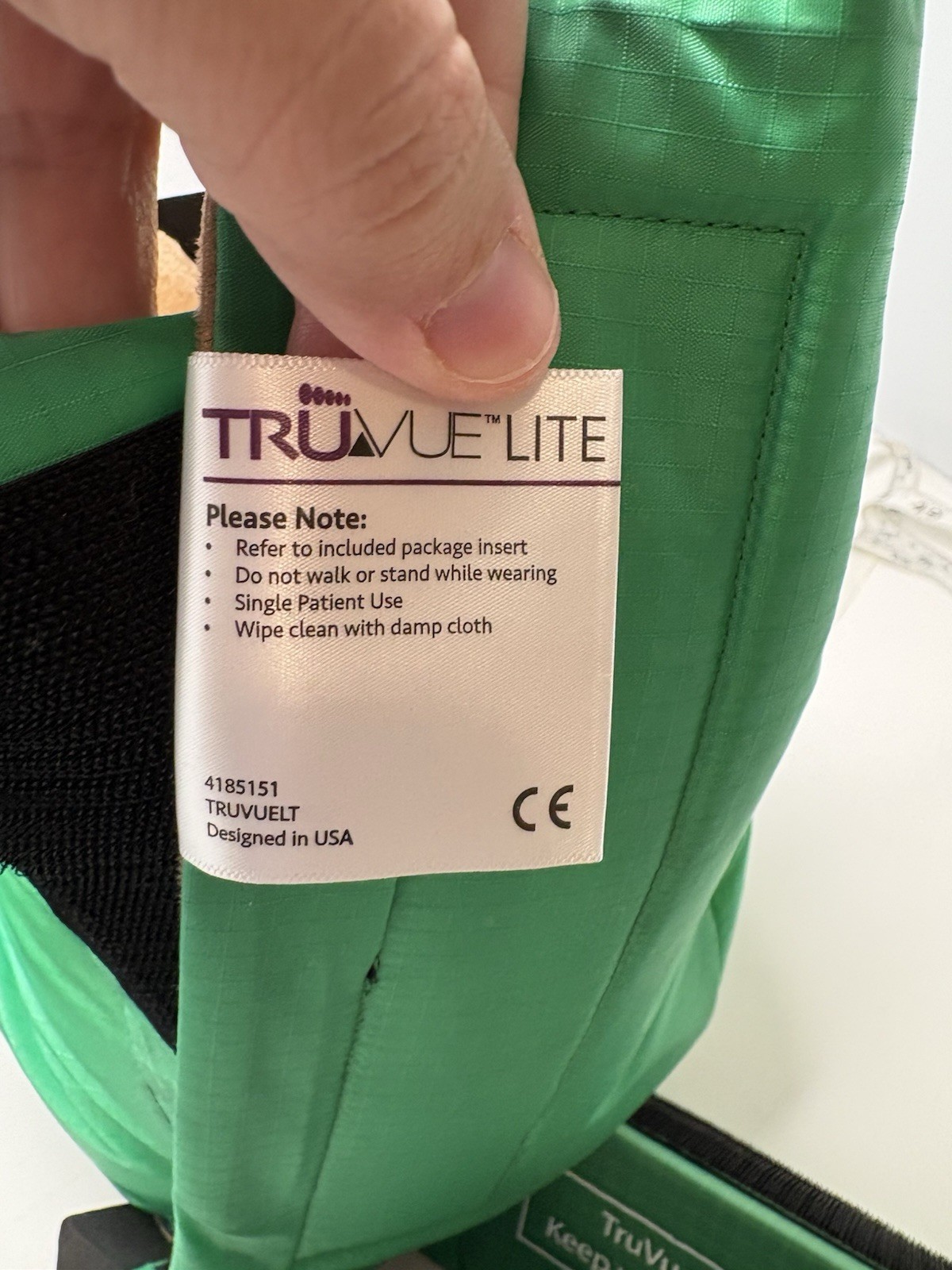 TruVue Lite Heel Protector Boot with Standard Wedges Set Of 2 EUC