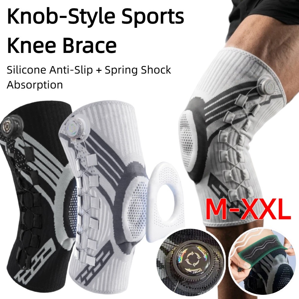 Knee Brace Knee Compression Sleeve Professional Sports Silicone Knee Support