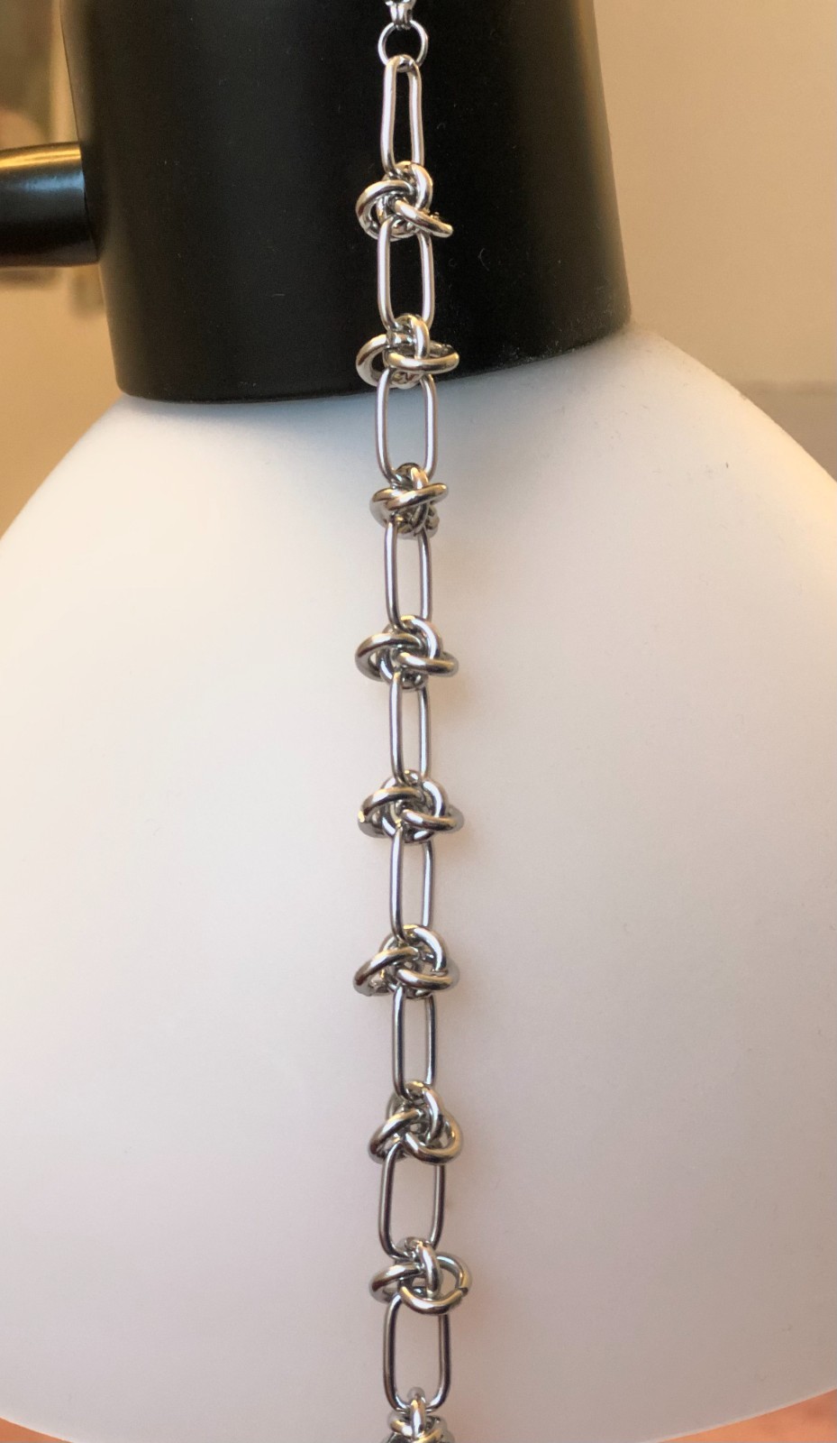 Thorn Link Chain Bracelet – Silver Stainless Steel – Waterproof – New