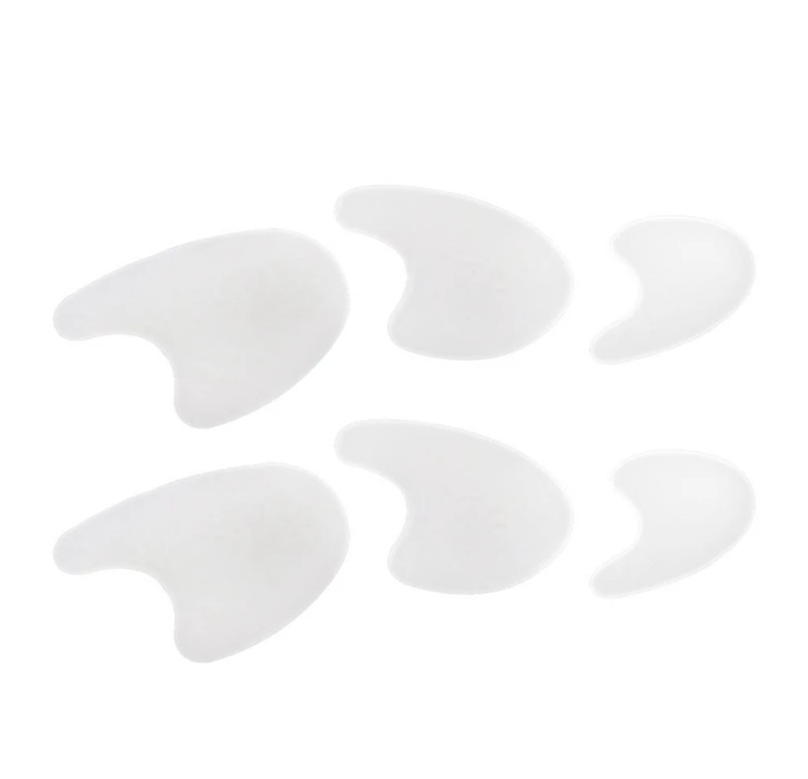 Toe Separators Spacers Gel Toe Spacers With No Loops 6 Pk US Co + BONUS