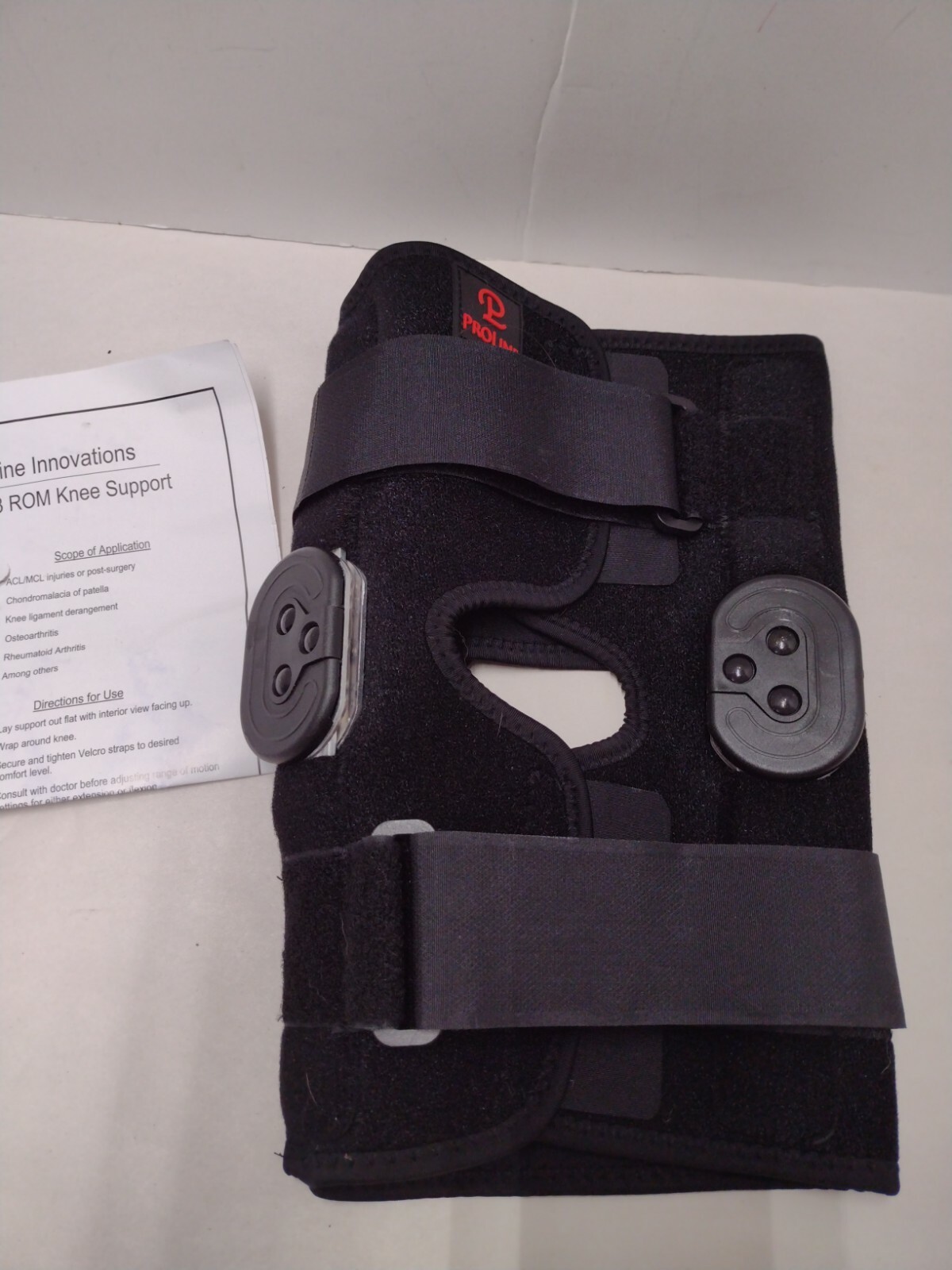 ProLine Innovations PL-32/33 ROM Knee Support Bilateral Universal Knee Support