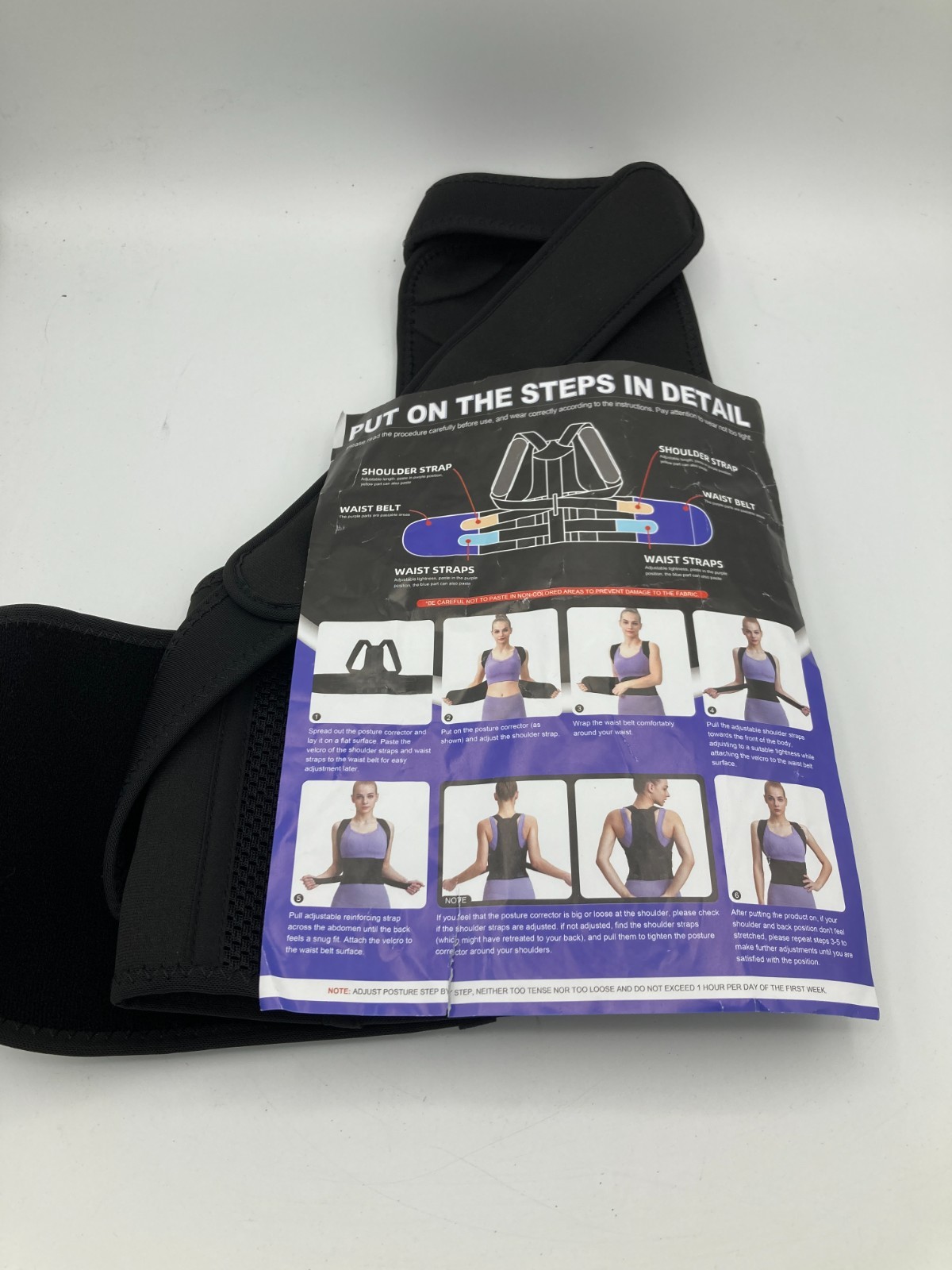 Posture Corrector for Women and Men, Upgraded Full Back Brace Support Small