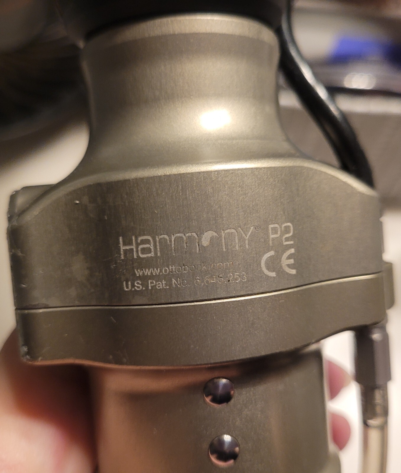 Ottobock Harmony P2 Prosthetic Right Leg