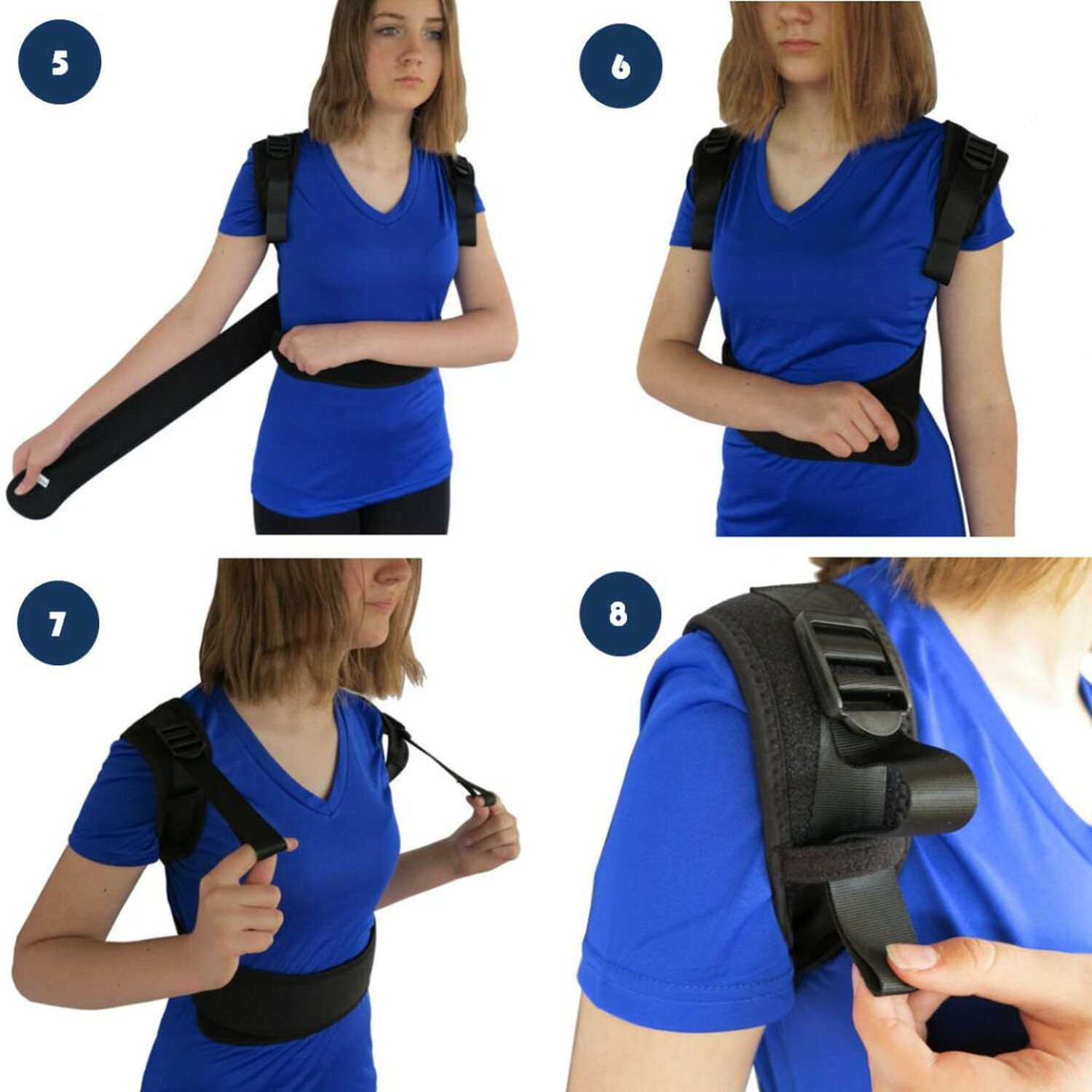 ComfyMed® Posture Corrector Clavicle Support Brace CM-PB16 (REG 29″-40″) Medi…