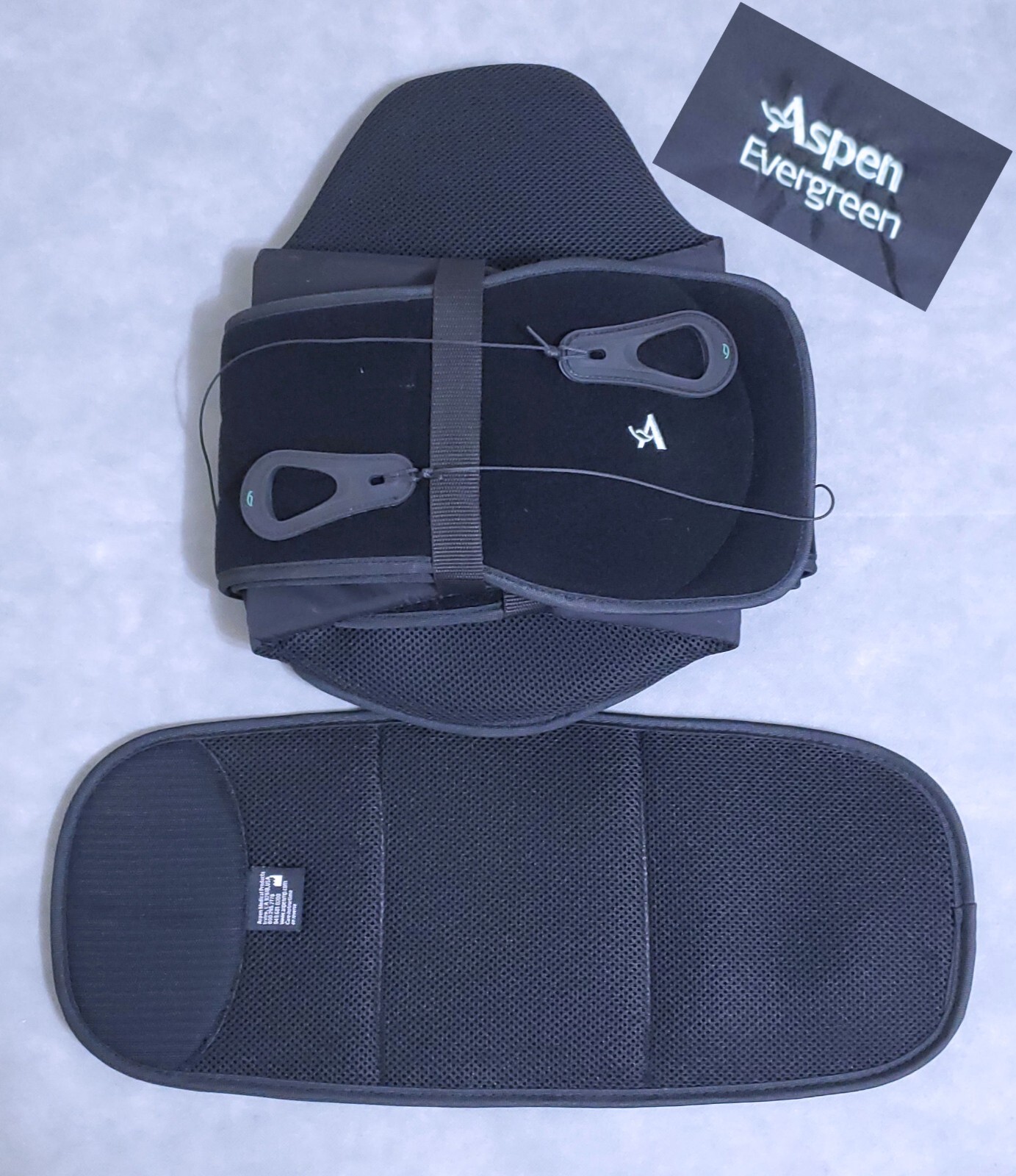 Aspen Evergreen™ 627 Lumbar support brace nwot +EXTENSION PANEL AS PICTURED