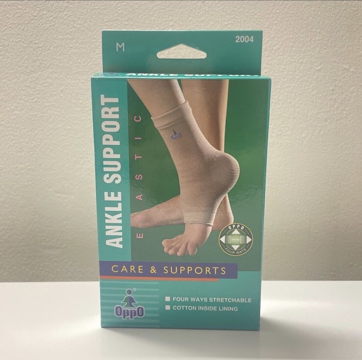 OPPO Model 2004 4-way Stretch Elastic Ankle Support, Unisex Size Medium