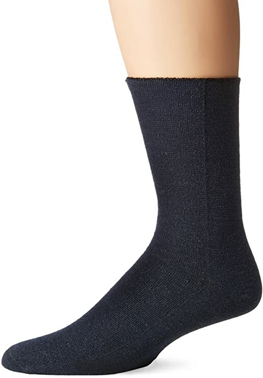 SmartKnit Socks for Diabetes, Arthritis, or Sensitive Feet (Navy, XL)