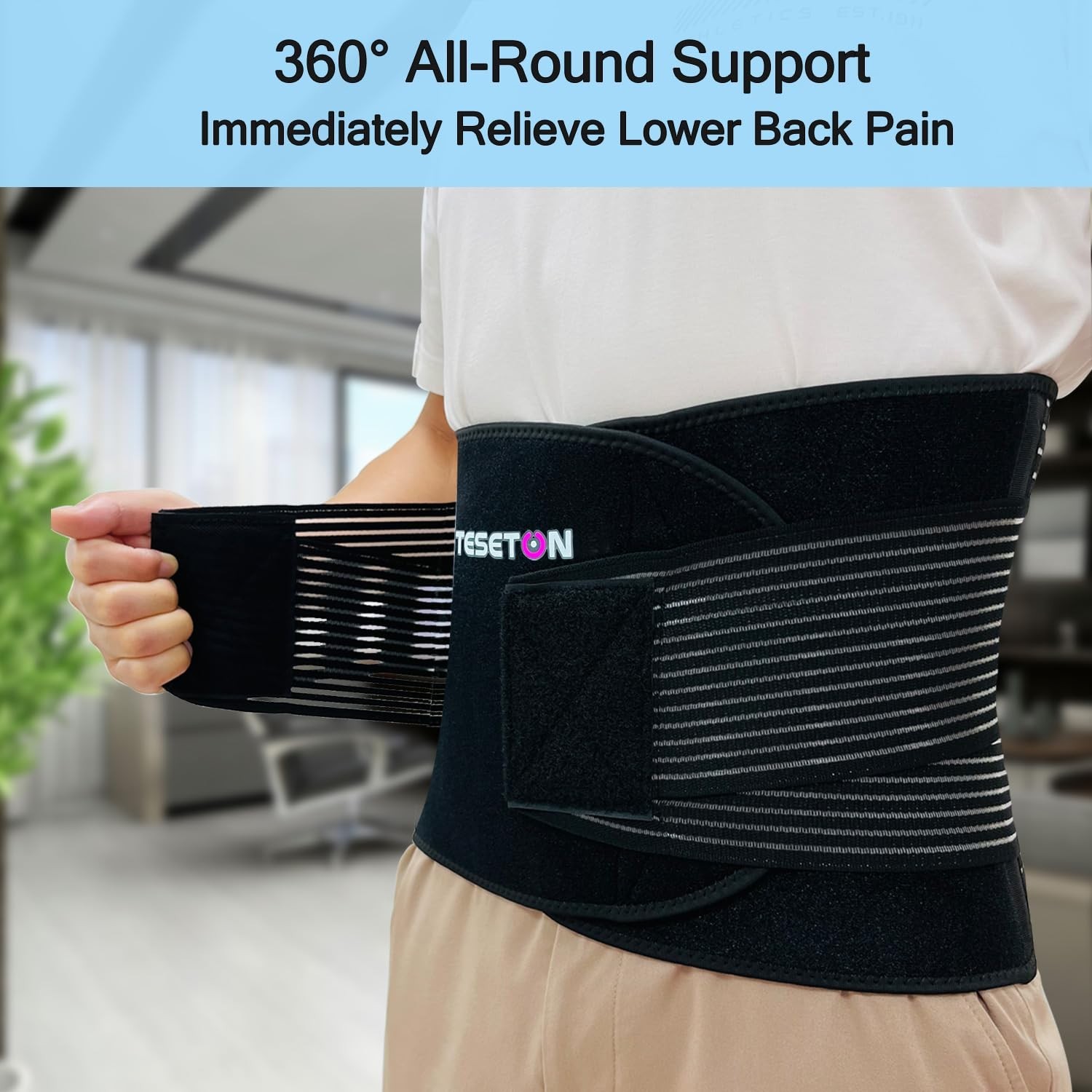 Breathable Mesh Back Brace for Sciatica – Relieve Lower Back Pain Effortlessly