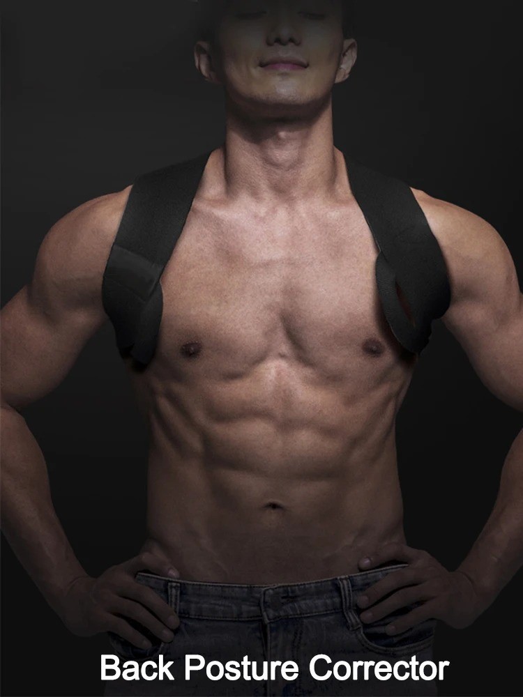 Back Posture Corrector Clavicle Spine Back Belt Adjustable Unisex Upper Back