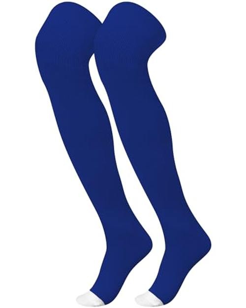 High Football Socks Multiple Sizes over the Knee Baseball Socks Medium Royal