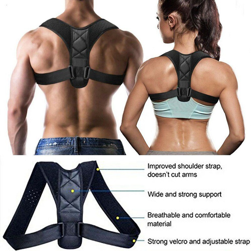 Posture Corrector Men and Women Discreet, Adjustable, Breathable, Lightweight