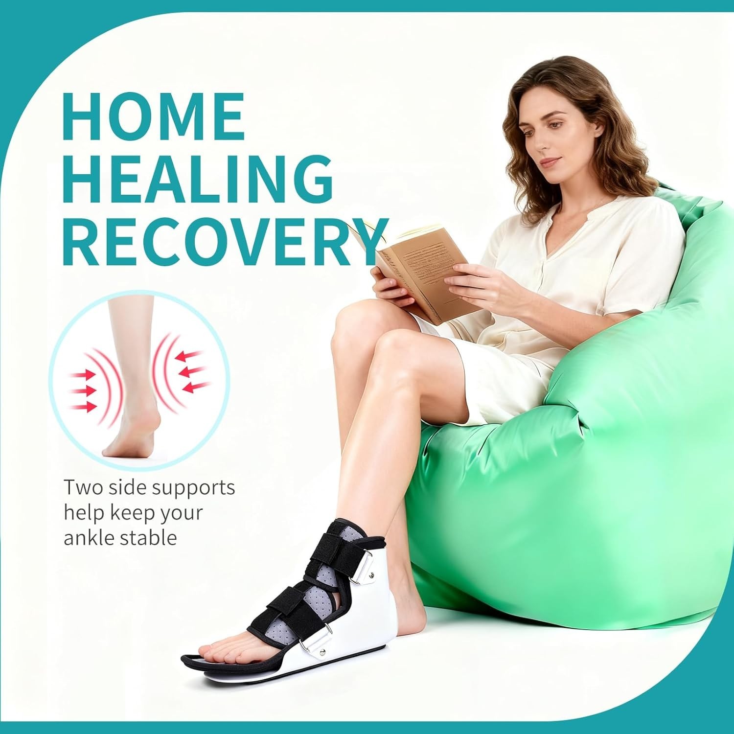 Walking Boot for Broken Toe, Sprained Ankle & Post-Surgery Recovery