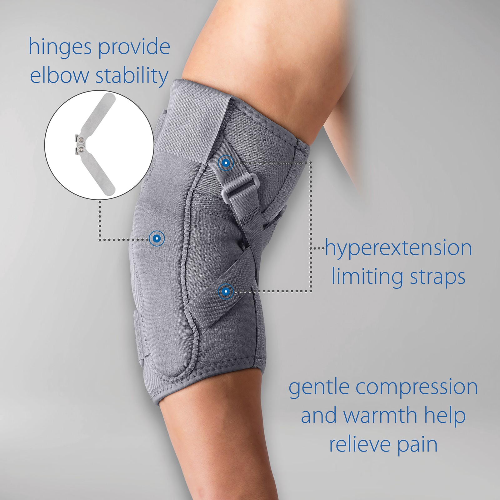 Swede-O Thermal Vent Hinged Elbow Brace NEW