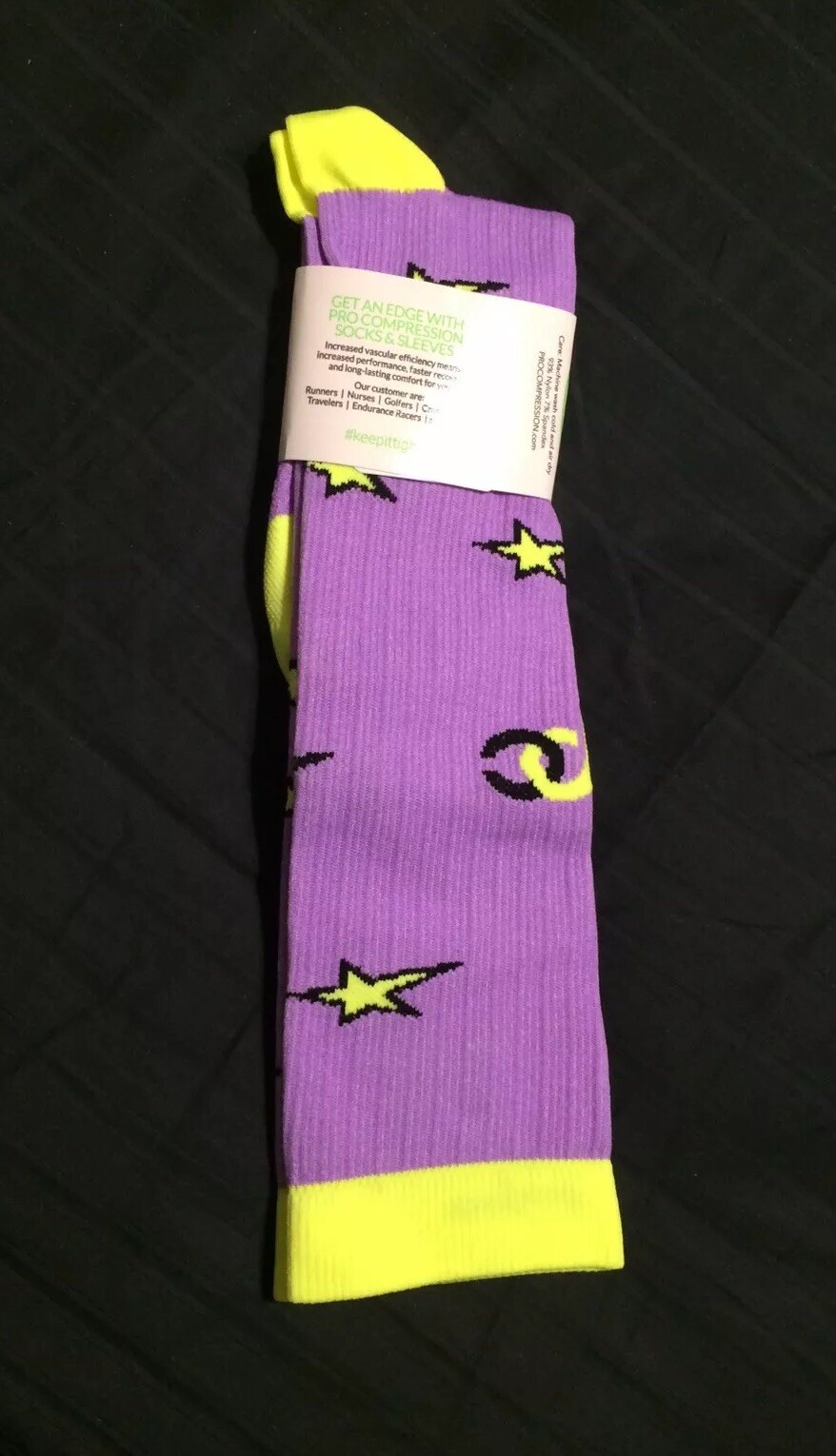 Pro Compression Performance Socks Size S/M Unisex Socks. Made In USA