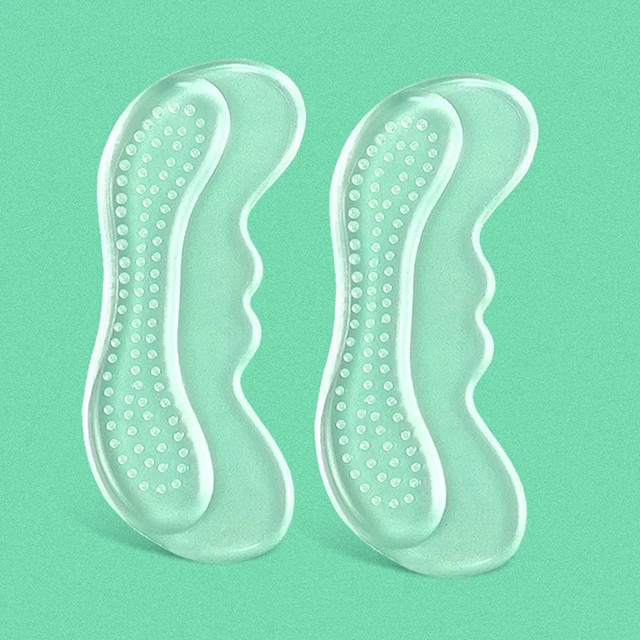 Anti-Wear Shoe Heel Pad Foot Pain Relief Inserts Silicone Gel Insoles for Shoes