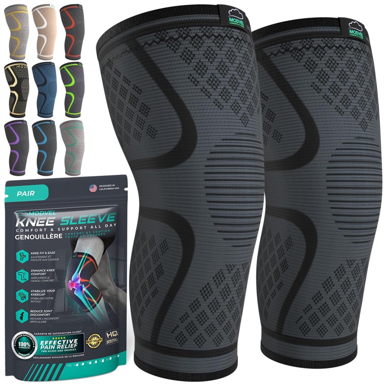 Non-Slip Workout Knee Support – Meniscus Tear, Arthritis