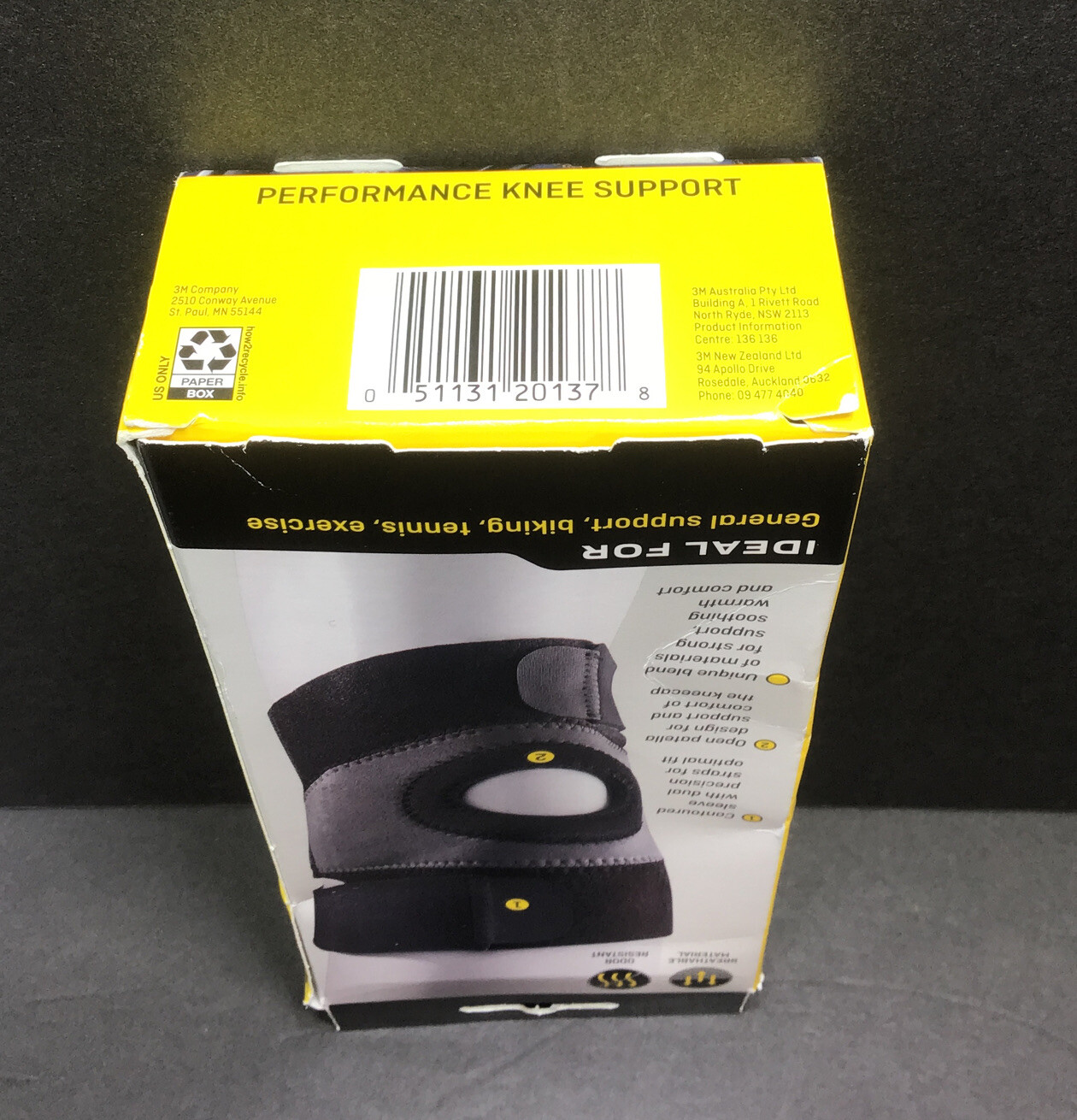 Futuro Knee Performance Moderate Support 45694 Size: Small Color: Black NEW!