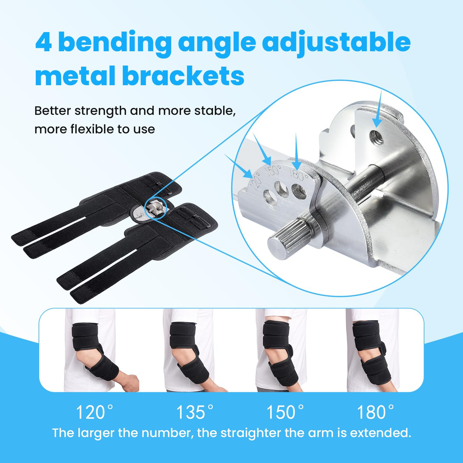 Elbow Brace Ulnar Nerve Entrapment Support Adjustable Elbow Immobilizer Night