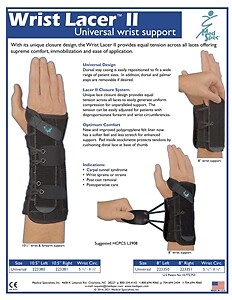 MedSpec Universal Wrist Lacer II 8in
