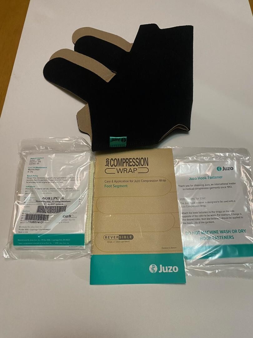 Juzo Compression Wrap #6000 AB, Large Foot Wrap