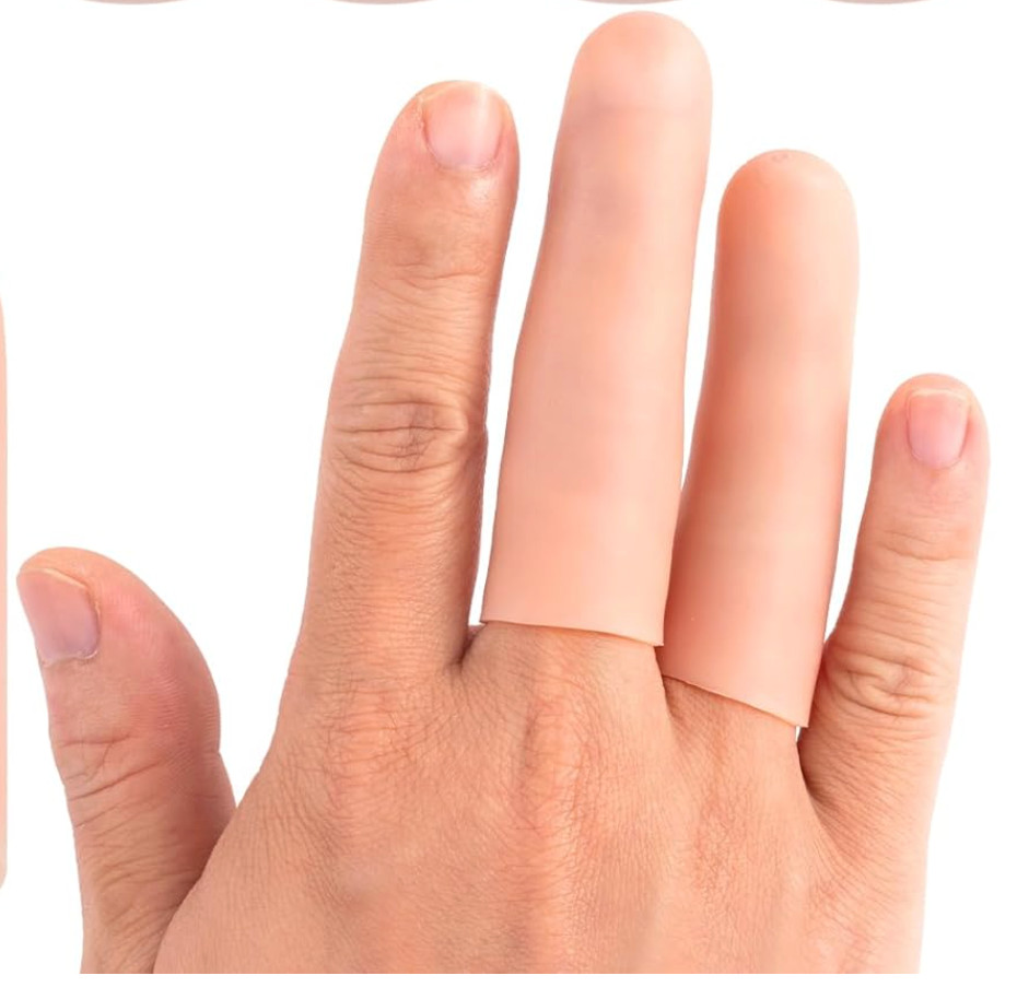 Joez Wonderful Package of 10 Silicone Finger Cots / Thumb Protectors