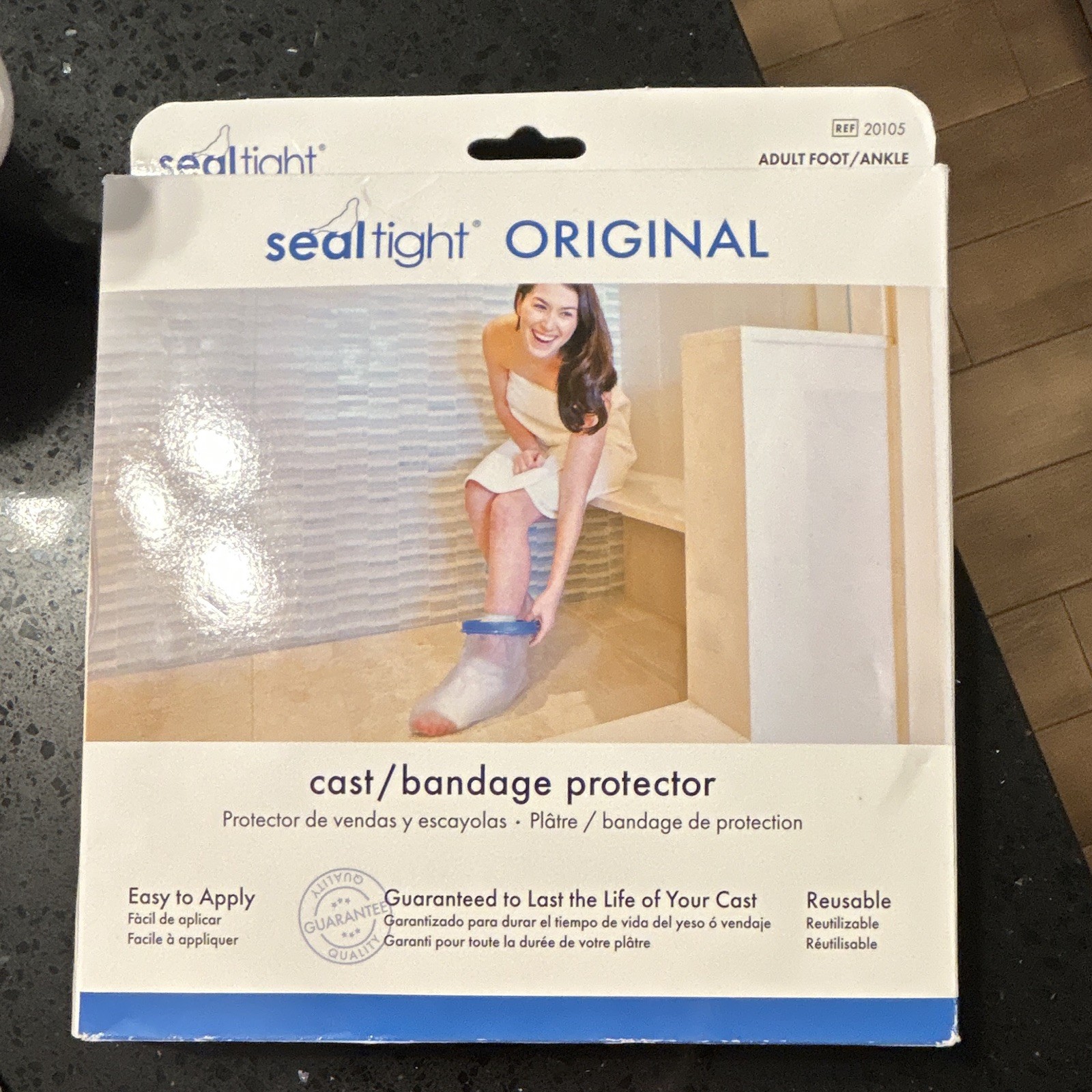 Seal-Tight Original Cast Protector Adult Foot/Ankle Waterproof Reusable 20105