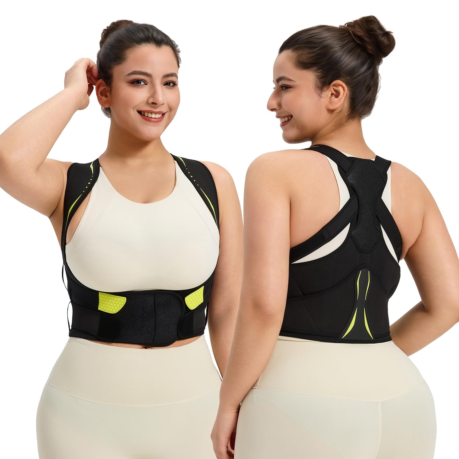 Posture Corrector for Women：Adjustable Posture Brace Straps for Pain Relief &…