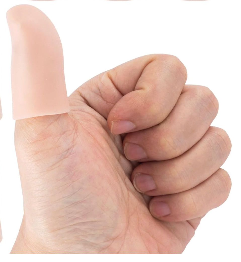 Joez Wonderful Package of 10 Silicone Finger Cots / Thumb Protectors