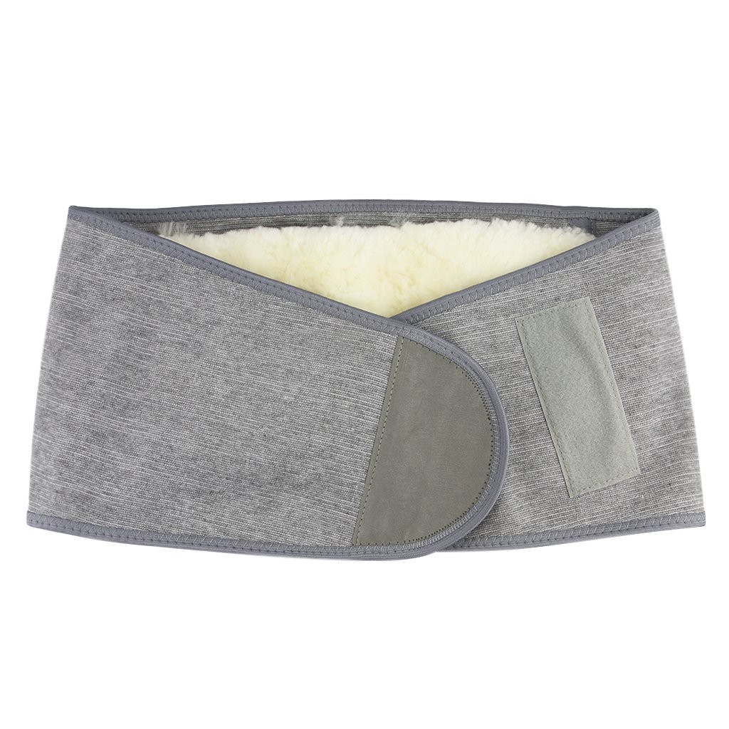 Unisex Winter Thicken Thermal Cashmere Waist Warmer Lumbar Belt Cozy Warm Abd…