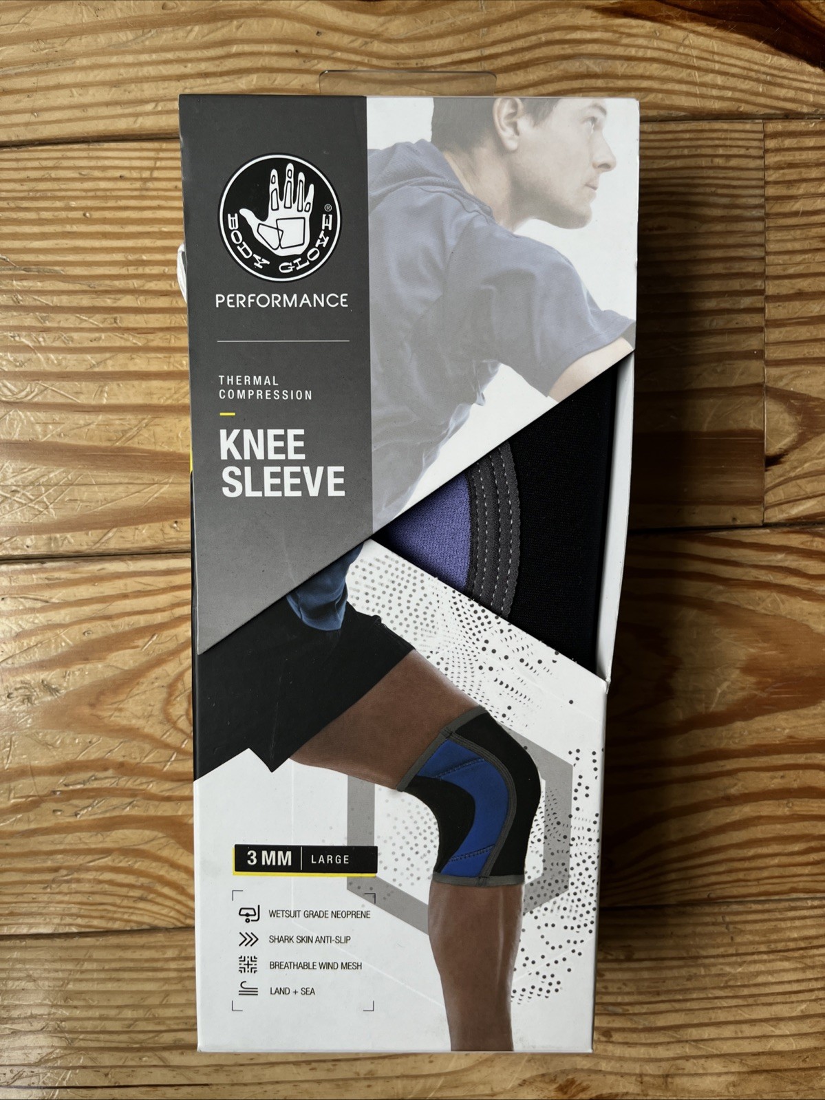 Body Glove Performance Thermal Compression Knee Sleeve – Choose Size & Color