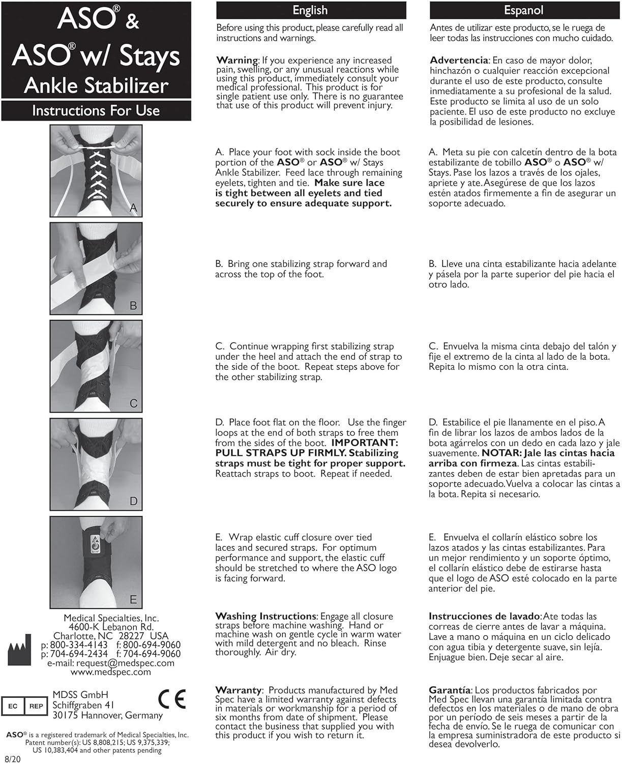 ASO Ankle Stabilizer