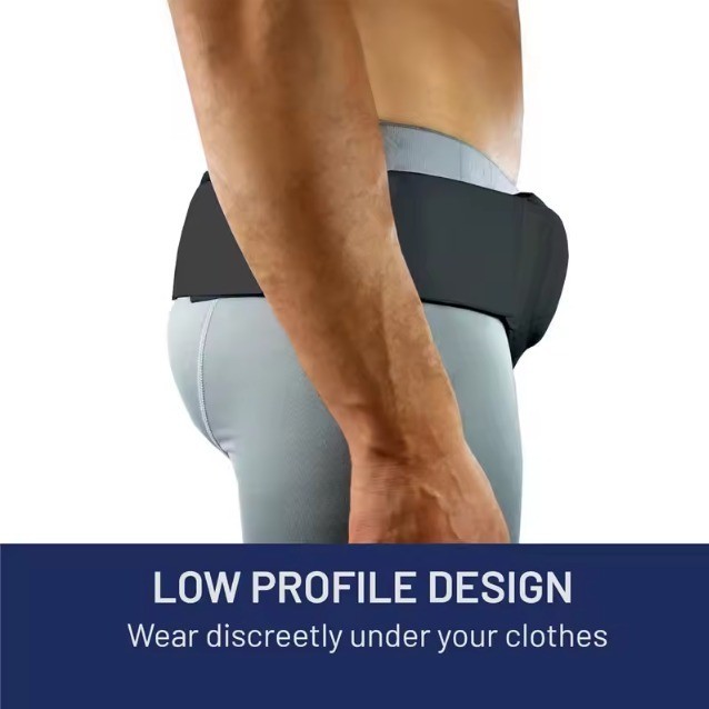 Inguinal Hernia Belt Men Post Surgery Support Truss Groin Adjustable Straps Band