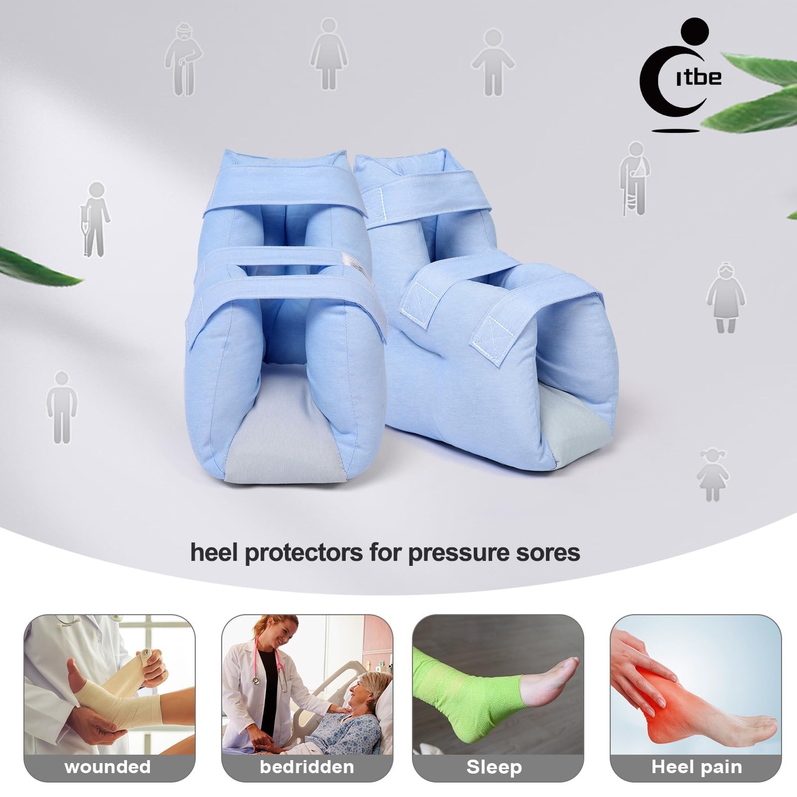 Adjustable Heel Protector Cushion – Pressure Relief Boot for Elderly & Surgery R