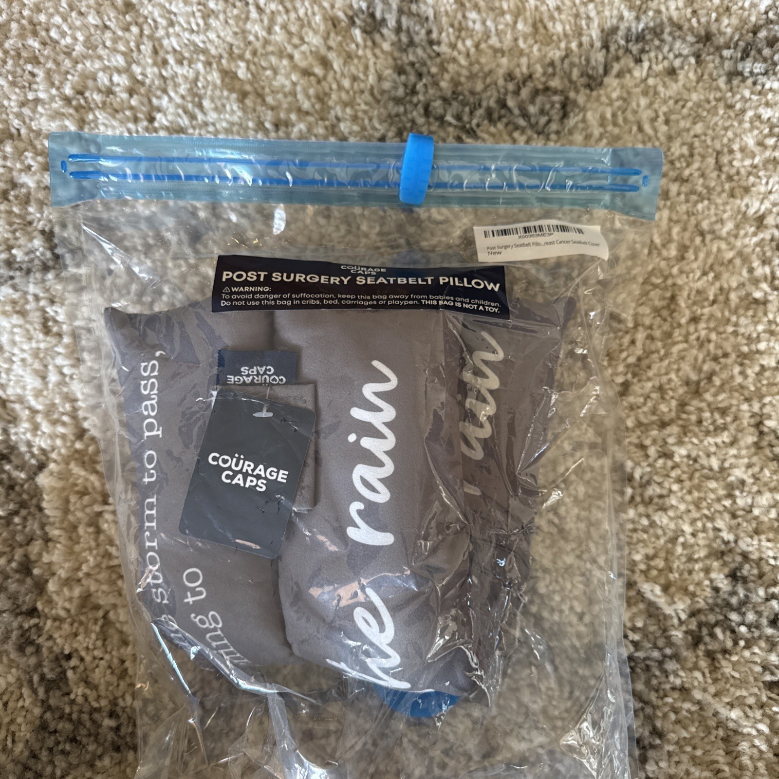 Post Surgery Seat Belt Pillow for Mastectomy