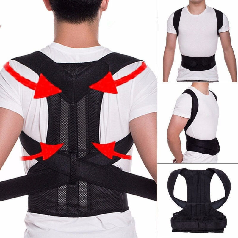 Chest Support Belt Back Shoulder Posture Corrector Therapy Humpback Brace Corset