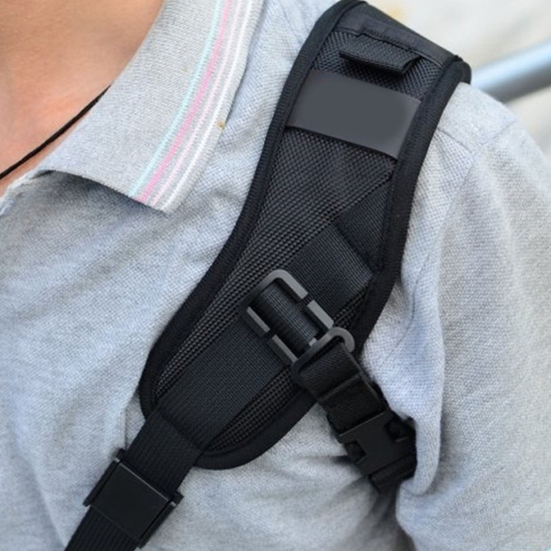 Adjustable Comfort Fit Shoulder Strap Featuring Slide Lock System for Secure
