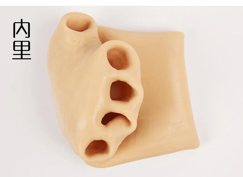 Simulation Male Silicone Prosthesis Gloves False Artificial Skin Sleeve Arm