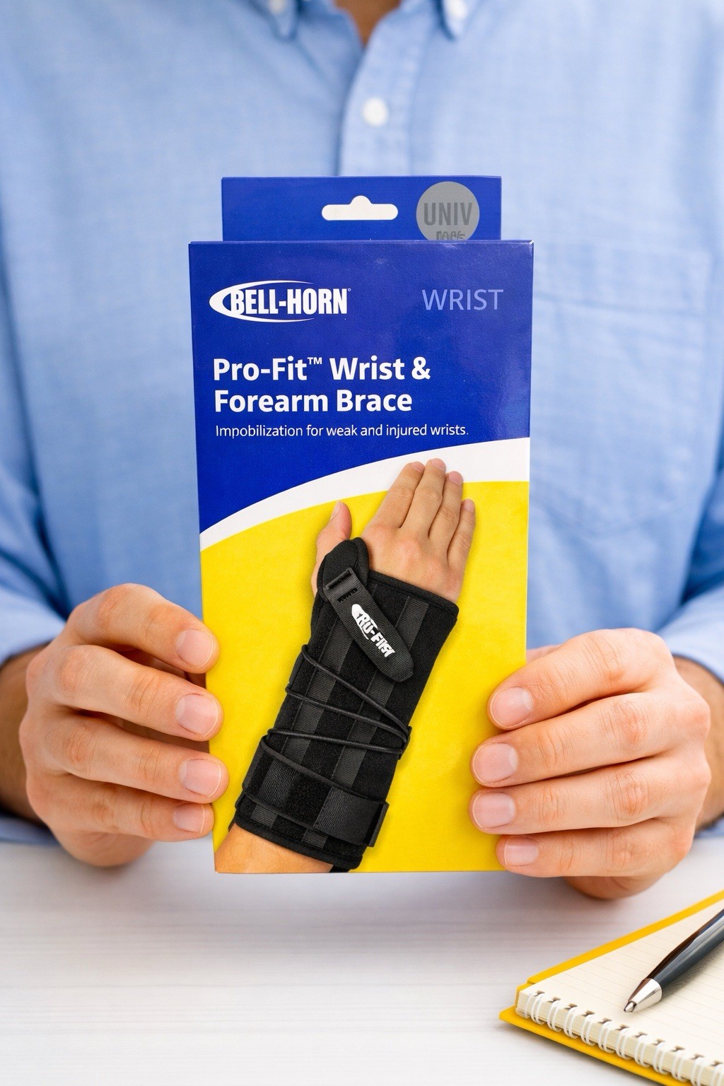 Bell-Horn DJO Pro-Fit Wrist & Thumb Brace Universal | Carpal Tunnel Support New