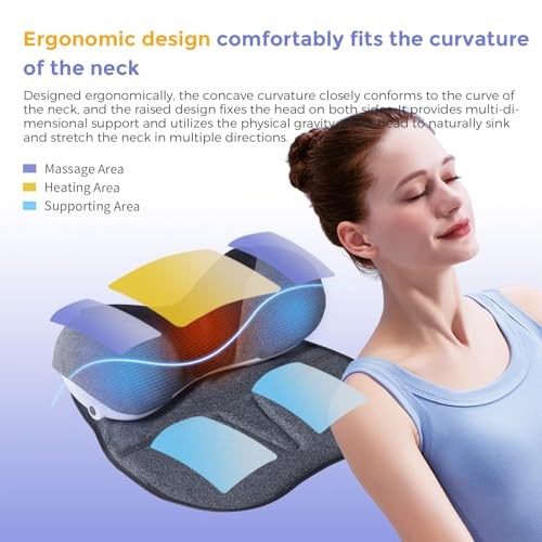 ALPHAY Cervical Shoulder Massage Pillow Neck Traction