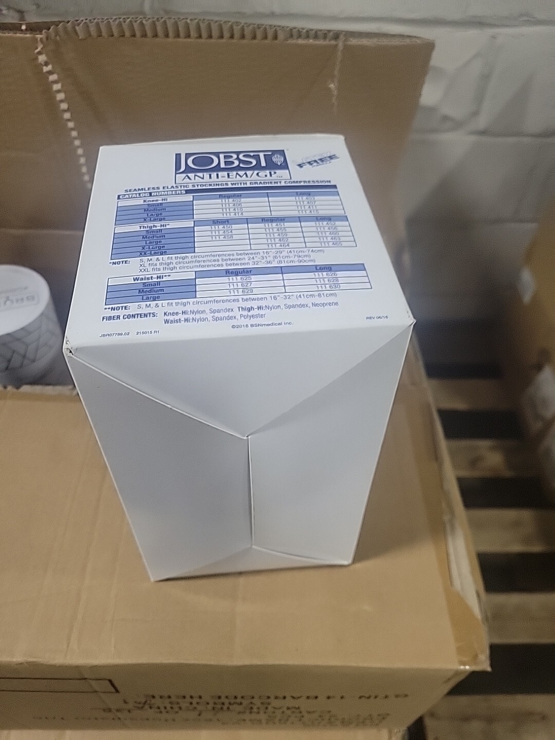 Box Of 12 Jobst 111402 Knee-Hi Seamless Anti-Em/GP Compression Stocking -Small